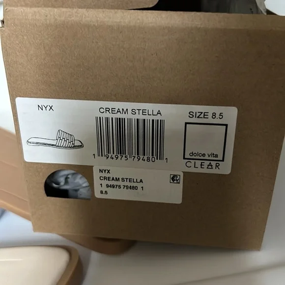 NIB Dolce Vita Sandals - Cream - Size 8.5 - Picture 4 of 4